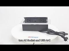 Multi Functional Pop Up Socket Box With Australian GPO For Modern Workspace Table Integration