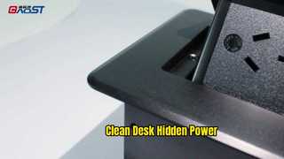Hidden Pop Up Power Socket for Modern Desks