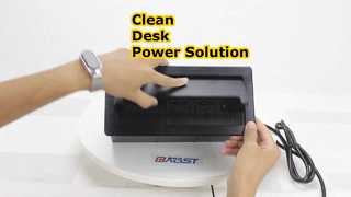 Clean Desk Power Hub Flip Top Socket