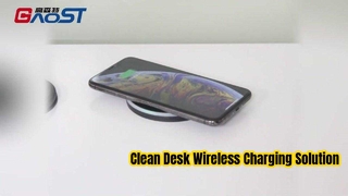 Round Power Grommet with Wireless Charging and USB Ports