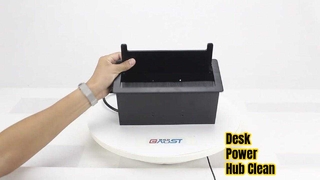 Hidden Desk Power Hub Clean Workspace