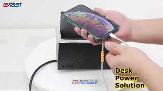 Clean Desk Power Outlet Hidden In Your Desk