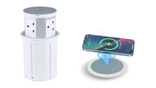 Kitchen countertop retractable pop up socket